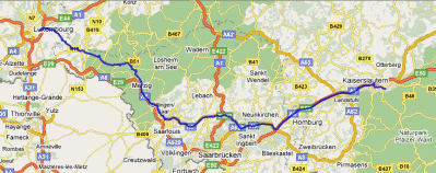 Kaiserslautern -> Lëtzebuerg