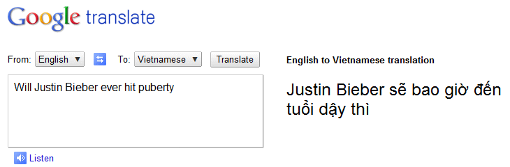 Will Justin Bieber ever hit puberty ? Will Justin Bieber ever hit puberty ?